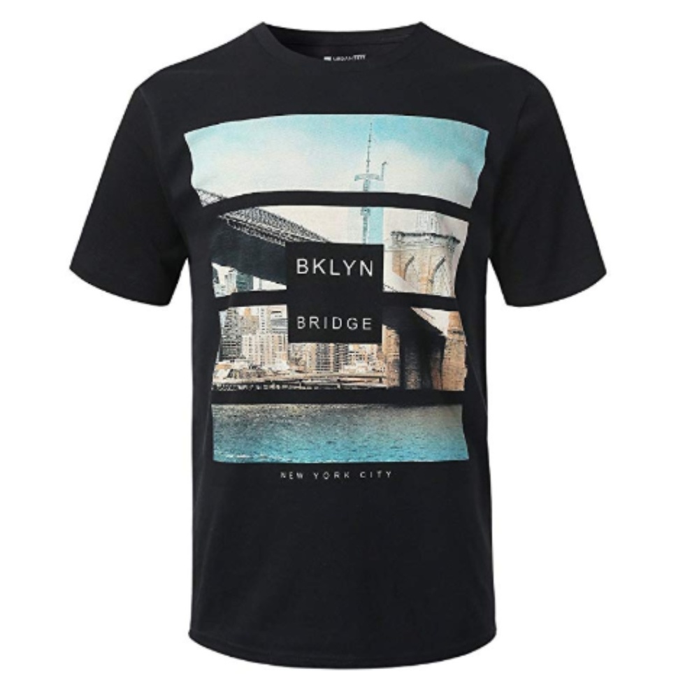 Men's Hip Hop New York City Graphic Crewneck